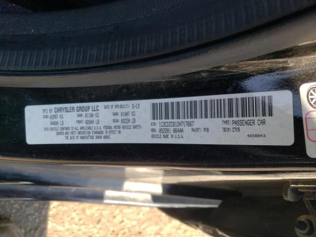 Photo 10 from auction – 2013 DODGE AVENGER SX with VIN 1C3CDZCB1DN717667