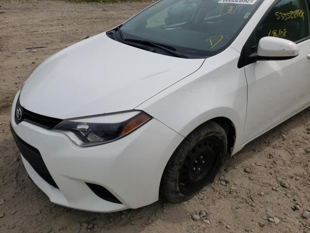 Photo 9 from auction – 2014 TOYOTA COROLLA L with VIN 2T1BURHE5EC095332