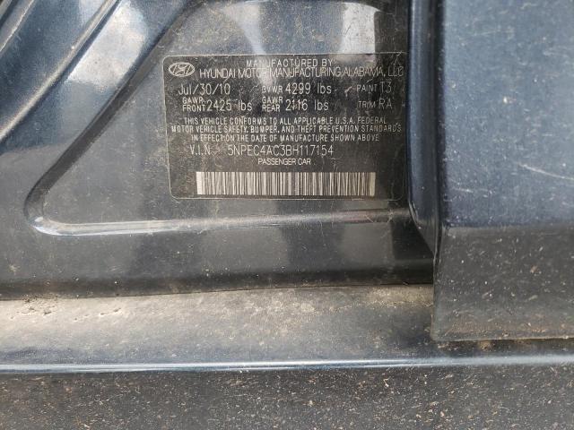 Photo 10 from auction – 2011 HYUNDAI SONATA SE with VIN 5NPEC4AC3BH117154