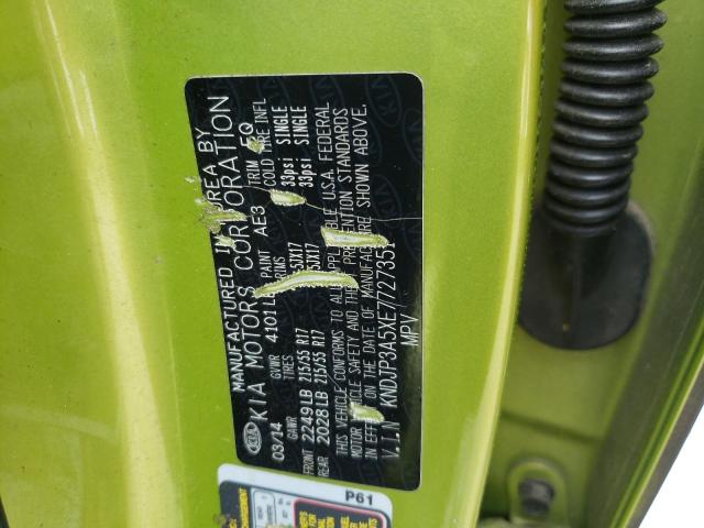 Photo 10 from auction – 2014 KIA SOUL + with VIN KNDJP3A5XE7727351