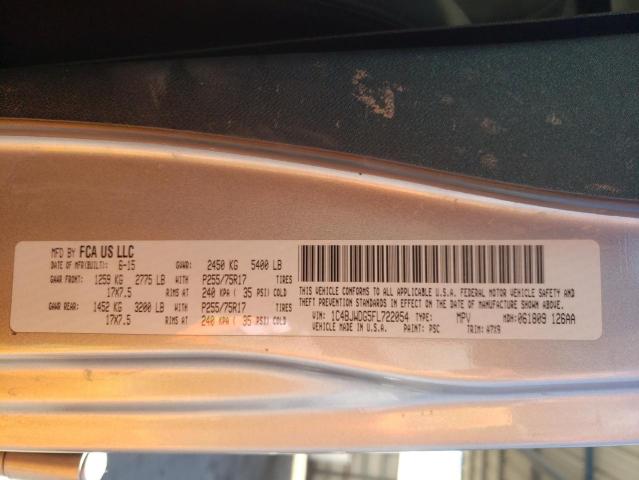 Photo 10 from auction – 2015 JEEP WRANGLER U with VIN 1C4BJWDG5FL722054