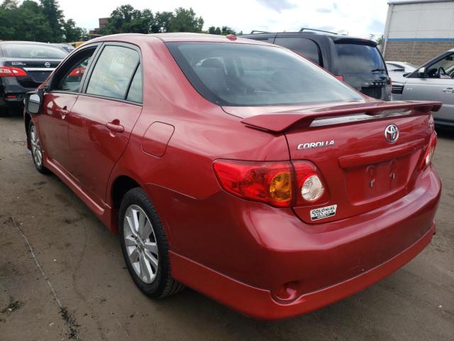 Photo 3 from auction – 2009 TOYOTA COROLLA BA with VIN 2T1BU40E19C094375