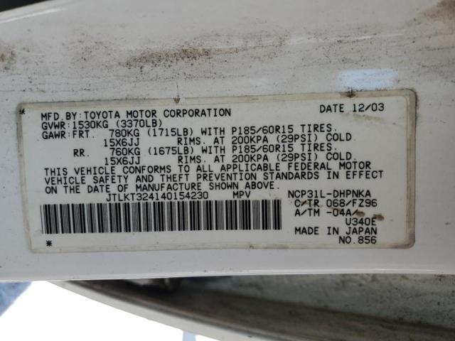 Photo 10 from auction – 2004 SCION XB with VIN JTLKT324140154230