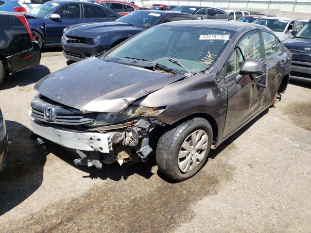 Photo 2 from auction – 2012 HONDA CIVIC LX with VIN 2HGFB2F55CH612540