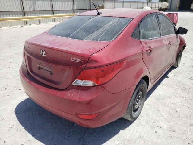 Photo 4 from auction – 2016 HYUNDAI ACCENT SE with VIN KMHCT4AE9GU091452