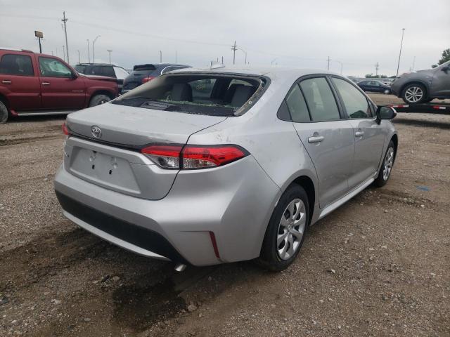 Photo 4 from auction – 2022 TOYOTA COROLLA LE with VIN JTDEPMAE3NJ225033