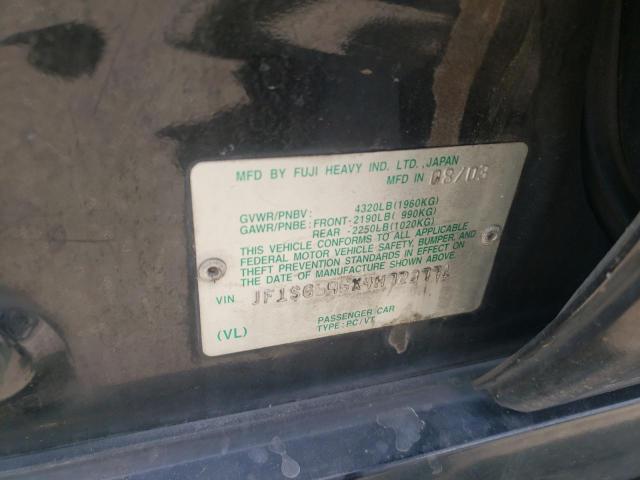 Photo 10 from auction – 2004 SUBARU FORESTER 2 with VIN JF1SG696X4H723771