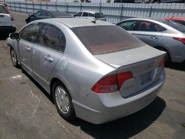 Photo 3 from auction – 2007 HONDA CIVIC HYBR with VIN JHMFA36217S019073