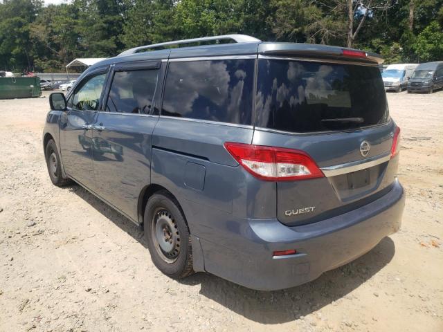 Photo 3 from auction – 2012 NISSAN QUEST S with VIN JN8AE2KP4C9047676