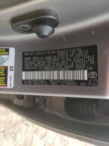 Photo 10 from auction – 2016 TOYOTA COROLLA EC with VIN 2T1BPRHE3GC488062