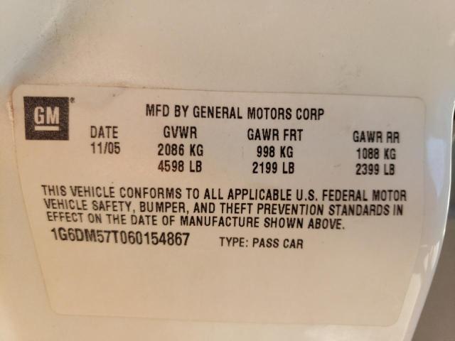 Photo 10 from auction – 2006 CADILLAC CTS with VIN 1G6DM57T060154867