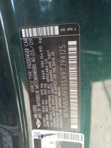 Photo 10 from auction – 2009 MINI COOPER with VIN WMWMR335X9TJ94125