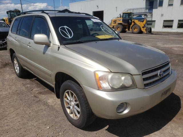 TOYOTA HIGHLANDER 2001 with VIN JTEHF21A710038889 - Photo from auction