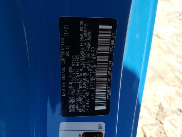 Photo 10 from auction – 2022 TOYOTA GR 86 with VIN JF1ZNBC15N8750582