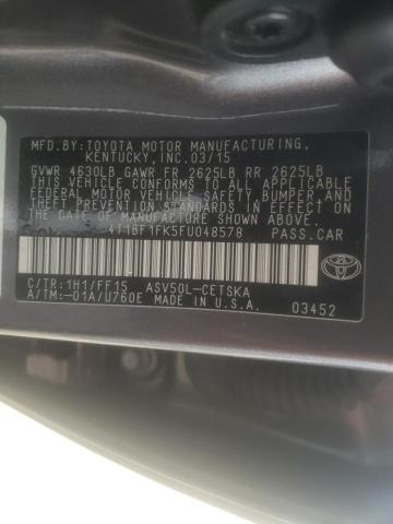 Photo 10 from auction – 2015 TOYOTA CAMRY LE with VIN 4T1BF1FK5FU048578