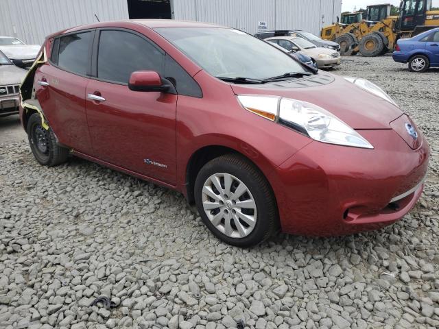 NISSAN LEAF S 2015 with VIN 1N4AZ0CP8FC322899 - Photo from auction