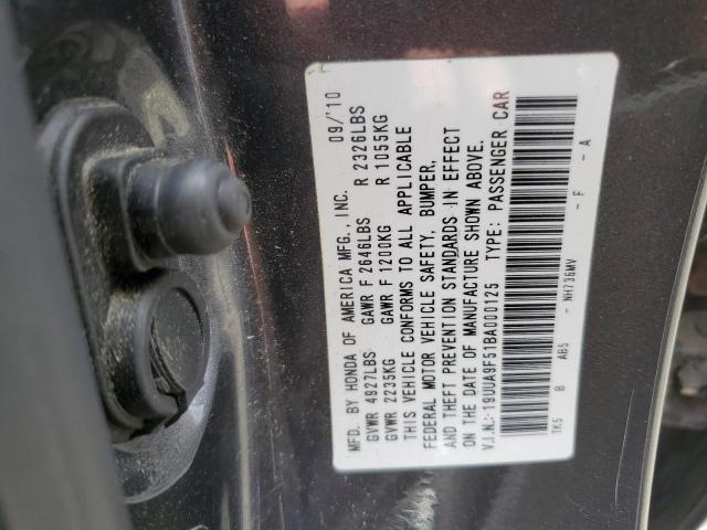 Photo 10 from auction – 2011 ACURA TL with VIN 19UUA9F51BA000125