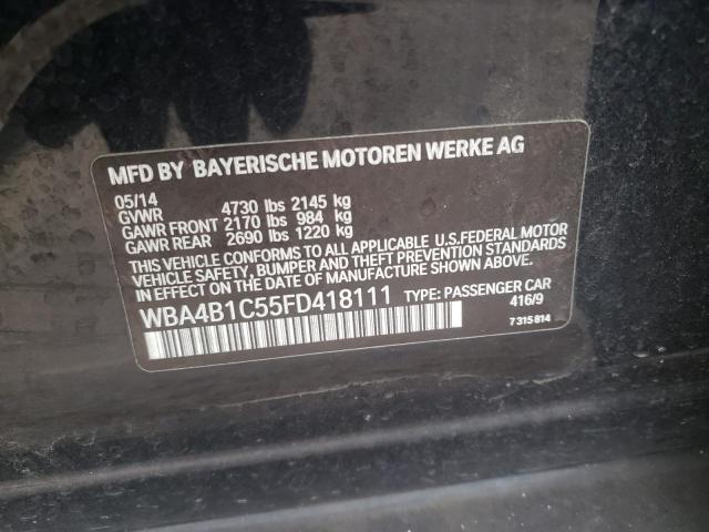 Photo 10 from auction – 2015 BMW 435 I GRAN with VIN WBA4B1C55FD418111