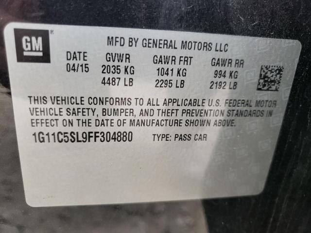 Photo 10 from auction – 2015 CHEVROLET MALIBU 1LT with VIN 1G11C5SL9FF304880