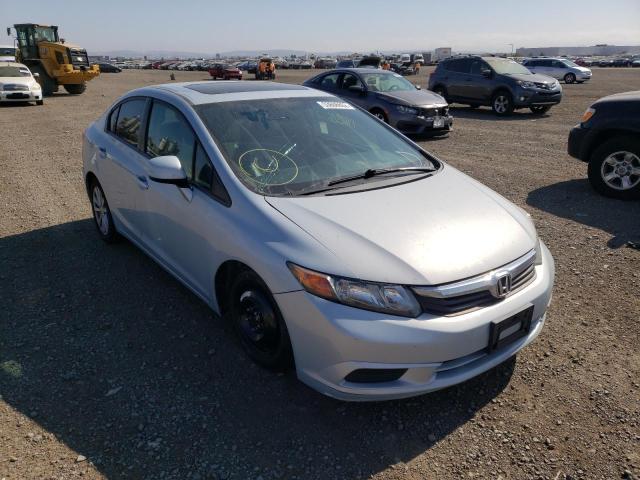 HONDA CIVIC EXL 2012 with VIN 2HGFB2F91CH510767 - Photo from auction
