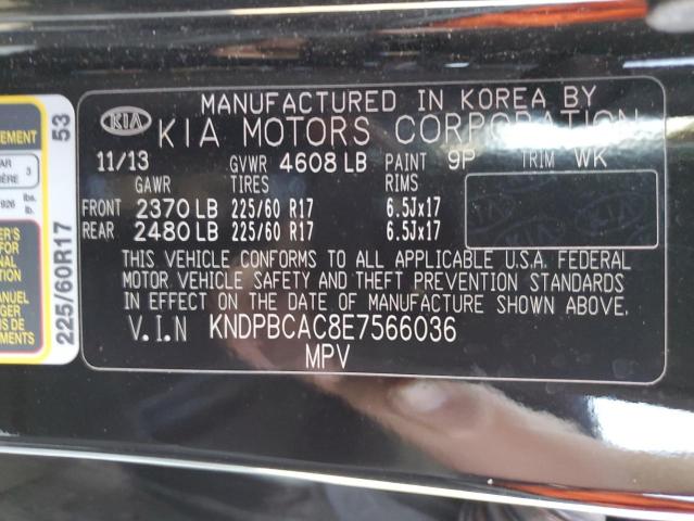Photo 10 from auction – 2014 KIA SPORTAGE L with VIN KNDPBCAC8E7566036