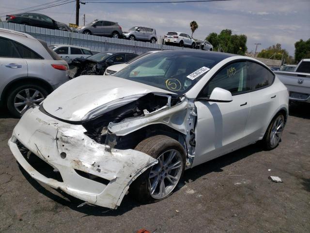 Photo 2 from auction – 2022 TESLA MODEL Y with VIN 7SAYGAEE6NF349717