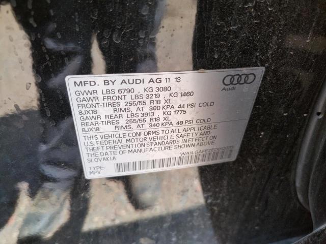 Photo 10 from auction – 2014 AUDI Q7 PREMIUM with VIN WA1LGAFE2ED012033