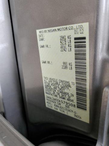 Photo 10 from auction – 2012 NISSAN ALTIMA BAS with VIN 1N4AL2AP2CN579508