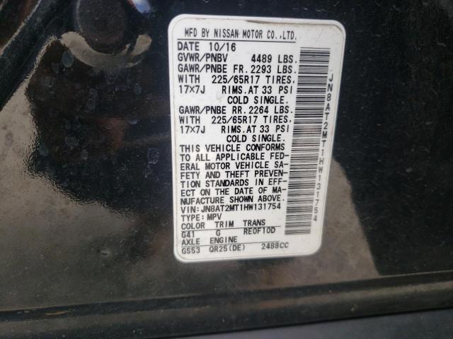 Photo 10 from auction – 2017 NISSAN ROGUE S with VIN JN8AT2MT1HW131754