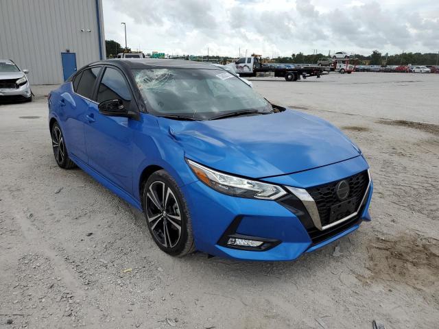 NISSAN SENTRA SR 2022 with VIN 3N1AB8DV7NY264786 - Photo from auction