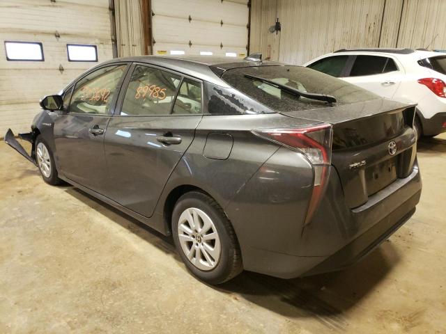 Photo 3 from auction – 2016 TOYOTA PRIUS with VIN JTDKBRFU3G3004540