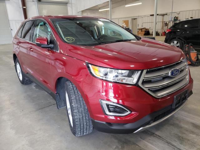 FORD EDGE SEL 2017 with VIN 2FMPK4J80HBC26808 - Photo from auction