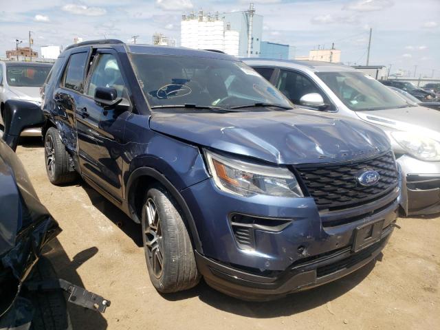 FORD EXPLORER S 2019 with VIN 1FM5K8GT4KGB36927 - Photo from auction