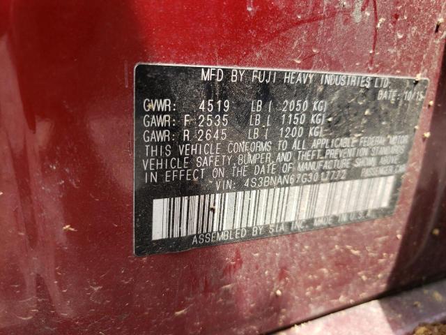 Photo 10 from auction – 2016 SUBARU LEGACY 2.5 with VIN 4S3BNAN67G3017772