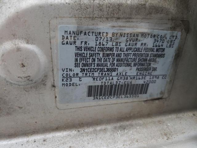 Photo 10 from auction – 2014 NISSAN VERSA NOTE with VIN 3N1CE2CP3EL365501