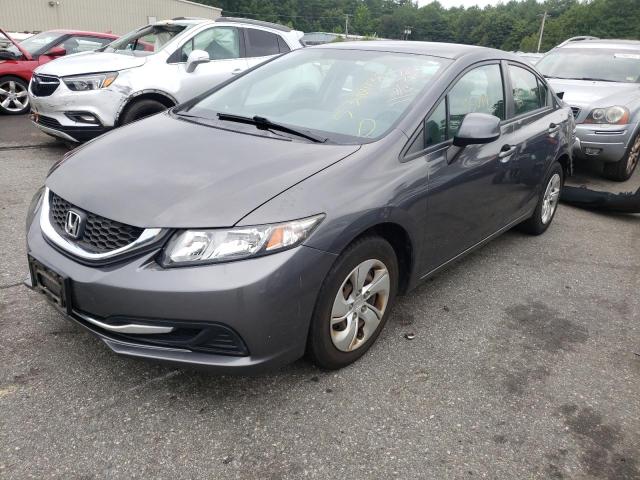 Photo 2 from auction – 2013 HONDA CIVIC LX with VIN 2HGFB2F58DH557423