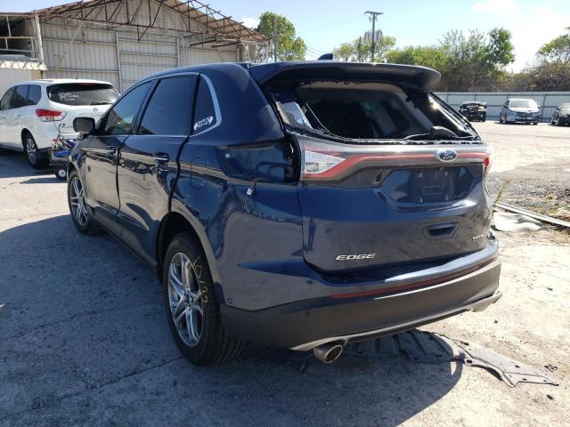 Photo 3 from auction – 2017 FORD EDGE TITAN with VIN 2FMPK4K86HBC54465