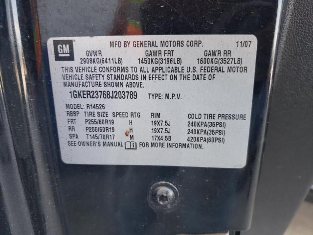 Photo 10 from auction – 2008 GMC ACADIA SLT with VIN 1GKER23768J203789
