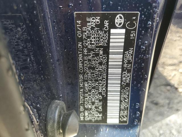 Photo 10 from auction – 2014 TOYOTA PRIUS with VIN JTDKN3DU6E0357831