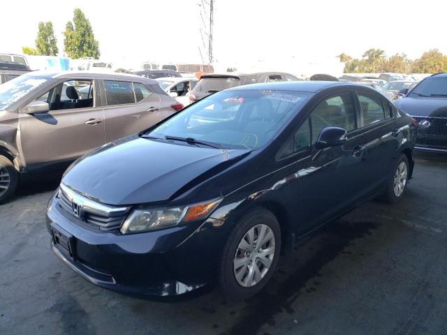 Photo 2 from auction – 2012 HONDA CIVIC LX with VIN 19XFB2F53CE043942