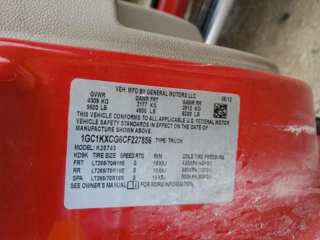 Photo 10 from auction – 2012 CHEVROLET SILVERADO with VIN 1GC1KXCG6CF227856