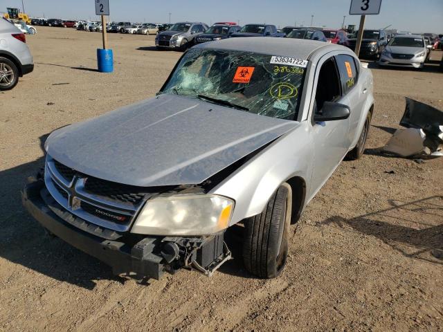 Photo 2 from auction – 2012 DODGE AVENGER SE with VIN 1C3CDZAB2CN286354