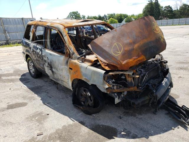 HONDA PILOT EX 2006 with VIN 5FNYF18606B028133 - Photo from auction