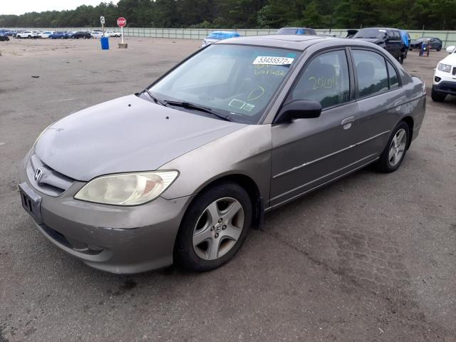 Photo 2 from auction – 2004 HONDA CIVIC with VIN 2HGES26734H601602