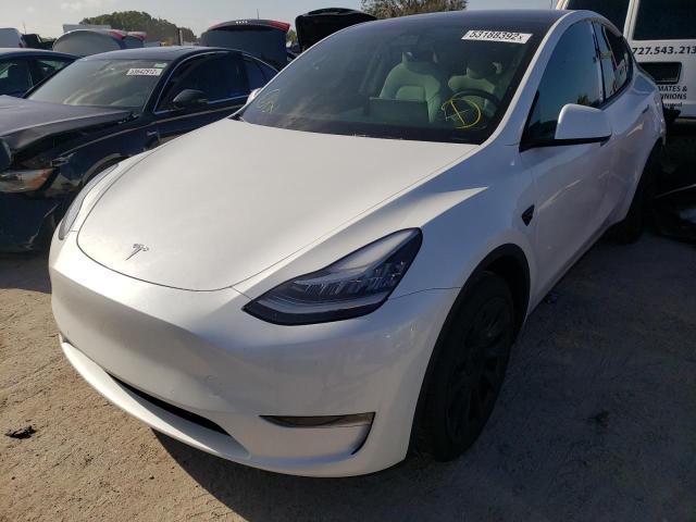 Photo 2 from auction – 2022 TESLA MODEL Y with VIN 7SAYGDEE5NF379065