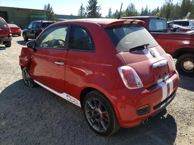Photo 3 from auction – 2012 FIAT 500 SPORT with VIN 3C3CFFBR9CT126427
