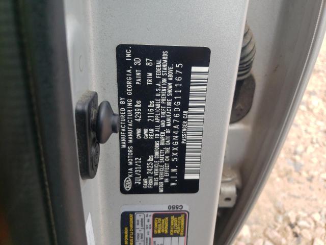 Photo 10 from auction – 2013 KIA OPTIMA EX with VIN 5XXGN4A76DG111675