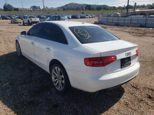 Photo 3 from auction – 2013 AUDI A4 PREMIUM with VIN WAUAFAFLXDN048704