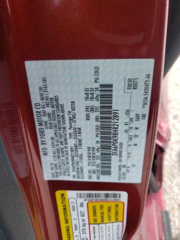 Photo 10 from auction – 2017 FORD FUSION TIT with VIN 3FA6P0K98HR212891