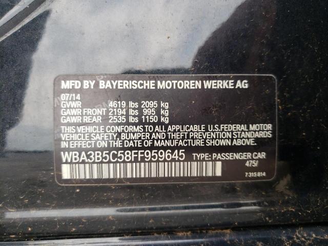 Photo 10 from auction – 2015 BMW 328 XI SUL with VIN WBA3B5C58FF959645